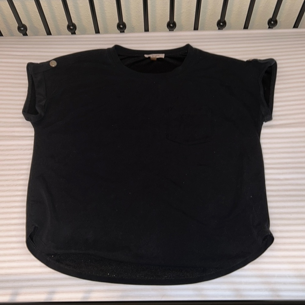 Cable & Gauge Black Blouse size: Medium